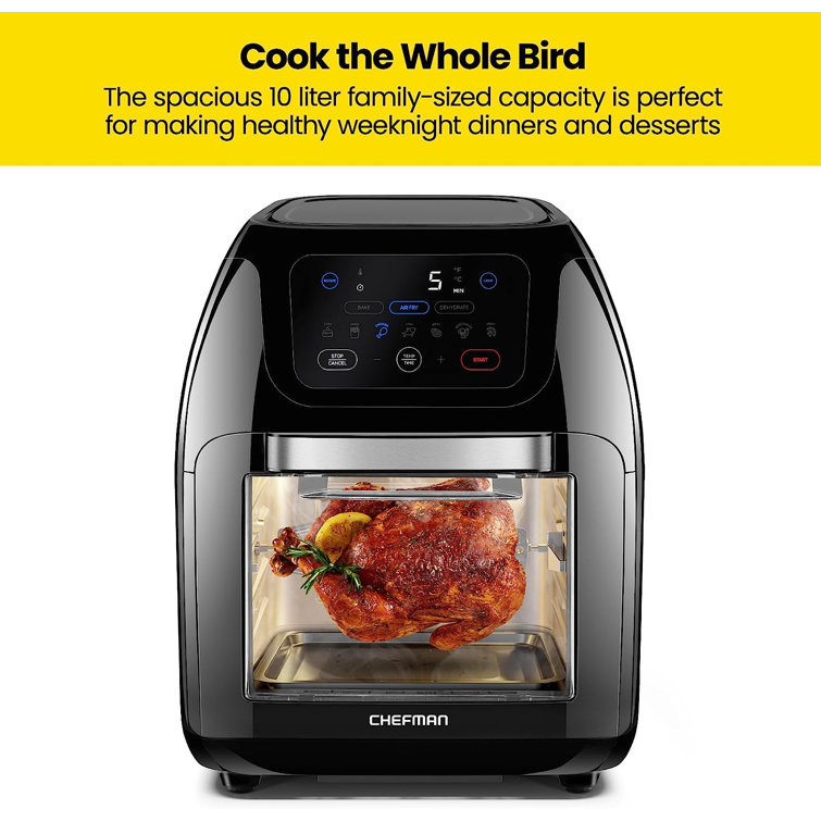 Chefman Multifunctional Digital Air Fryer Rotisserie Dehydrator
